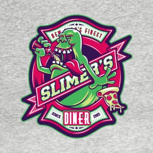 Slimer's Diner - Ghostbusters Pizza T-Shirt